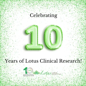 Lotus Clinical Research 10th Anniversary